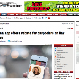 SF Examiner covers Carma