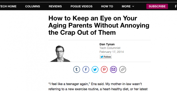 Yahoo! Tech Columnist, Dan Tynan, writes about Lively