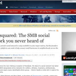 ZDNet covers Townsquared