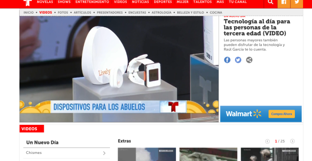 Lively featured on Telemundo