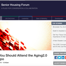 Aging2.0 in Senior Housing Forum