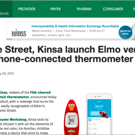 Kinsa in MobiHealthNews