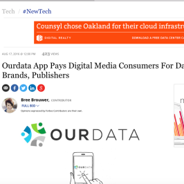 Ourdata in Forbes