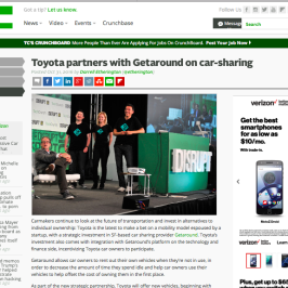 Getaround in TechCrunch