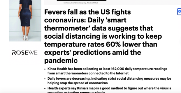 Kinsa in Daily Mail UK