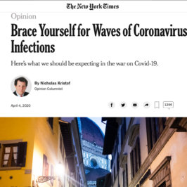 Kinsa in The New York Times