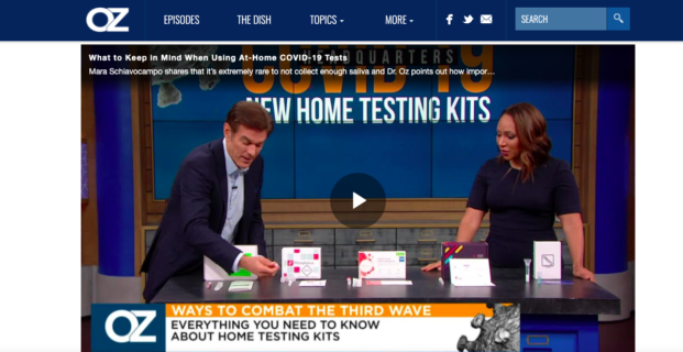 Everlywell on The Dr. Oz Show